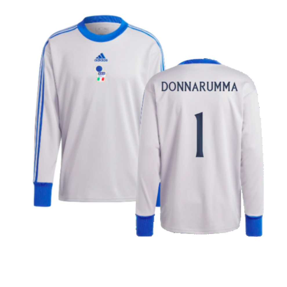 (M) 2023-2024 Italy Goalkeeper Icon Jersey (Grey) (Donnarumma 1)