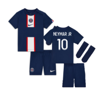 (XSB) 2022-2023 PSG Little Boys Home Kit (NEYMAR JR 10)