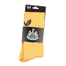 (3.5 - 6 UK Foot) 2022-2023 Newcastle Away Socks (Gold)