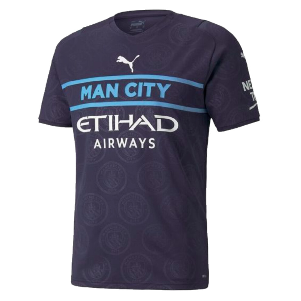 (M) 2021-2022 Man City Third Player Issue Shirt