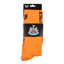 (3.5 - 6 UK Foot) 2022-2023 Newcastle Away Goalkeeper Socks (Orange) - Kids