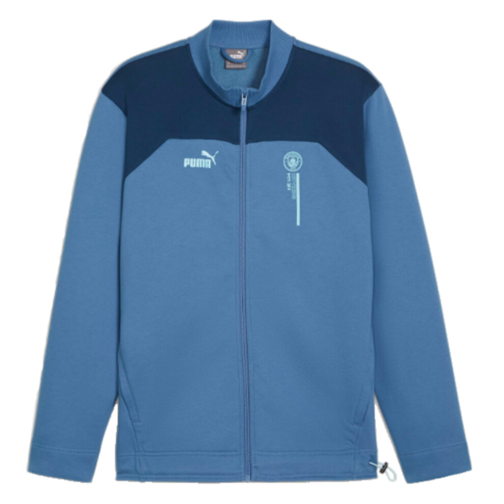 Puma (M) 2023-2024 Man City Ftblculture Track Jacket (Deep Dive) Blue