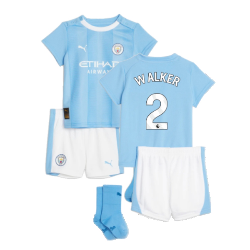 (6-9 Months) 2023-2024 Man City Home Baby Kit (WALKER 2)