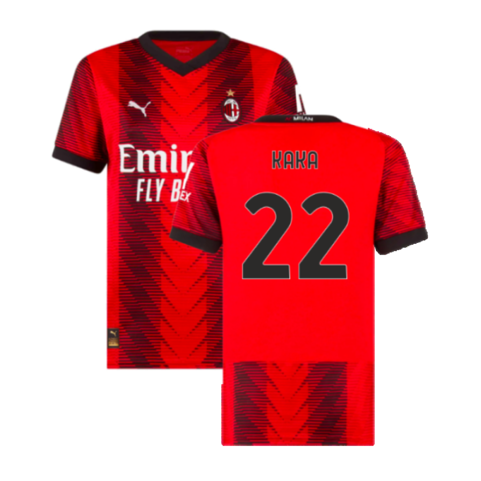 (L) 2023-2024 AC Milan Home Shirt (Ladies) (Kaka 22)