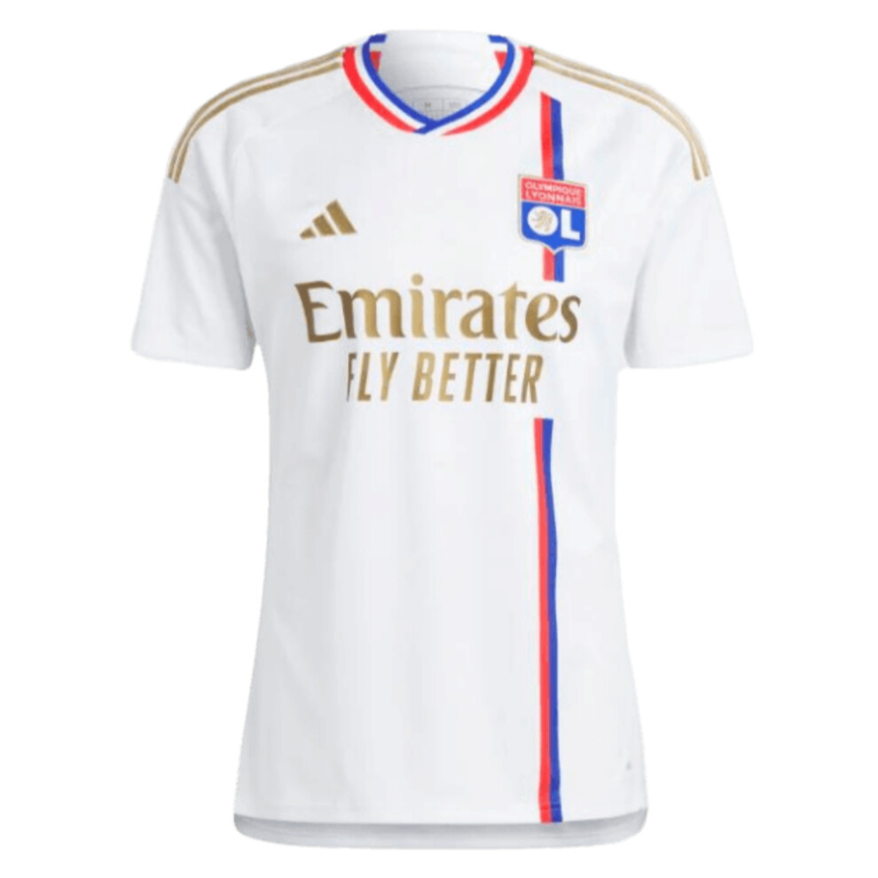 (XL) 2023-2024 Olympique Lyon Home Shirt
