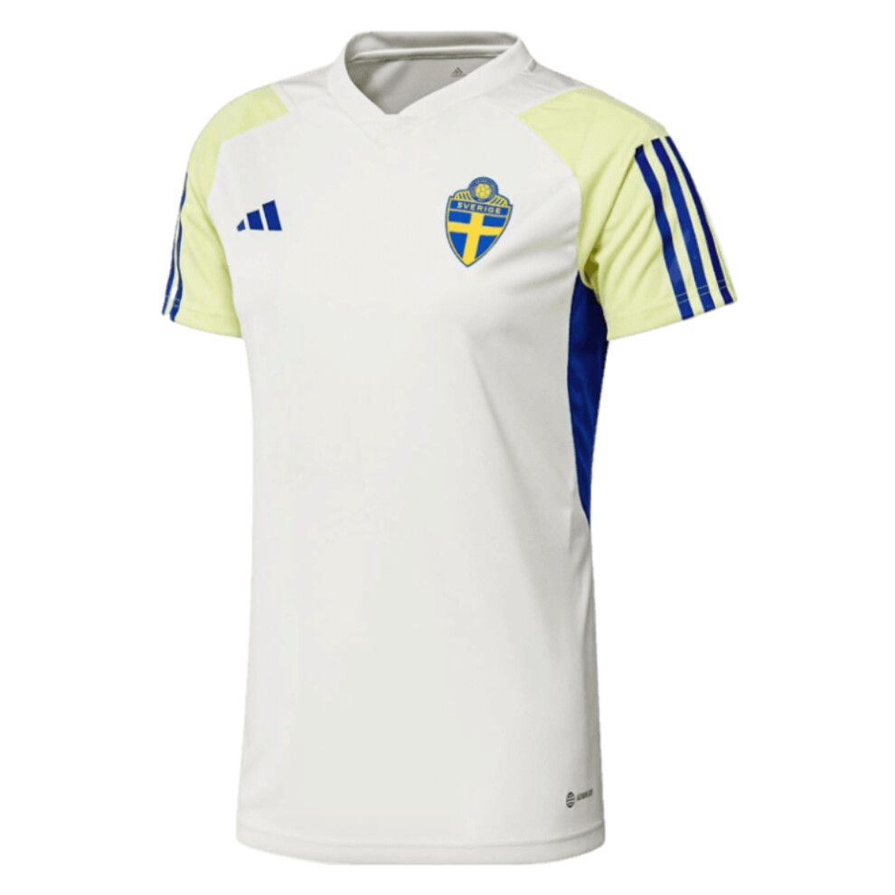 (M) 2023-2024 Sweden Training Shirt (White) - Ladies