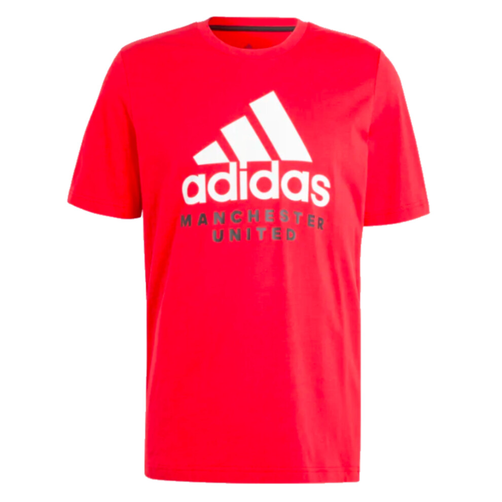 Adidas (L) 2023-2024 Man Utd Dna Graphic Tee (Red) Red