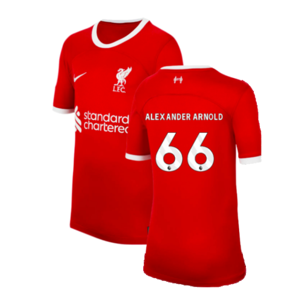 (MB) 2023-2024 Liverpool Home Shirt (Kids) (Alexander Arnold 66)