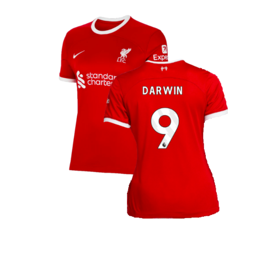 Nike (Xl) 2023-2024 Liverpool Home Shirt (Ladies) (Darwin 9)