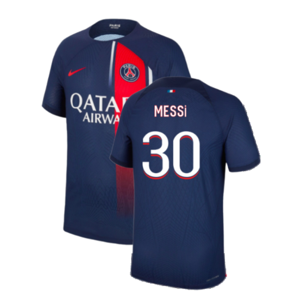 (L) 2023-2024 PSG Home Shirt (Messi 30)