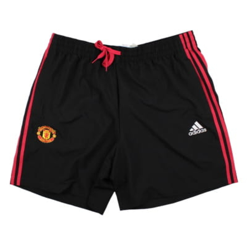 (XL) 2023-2024 Man Utd DNA Shorts (Black)