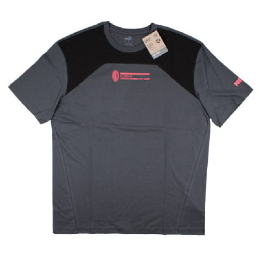 (L) 2023-2024 AC Milan FtblCulture Tee (Grey)