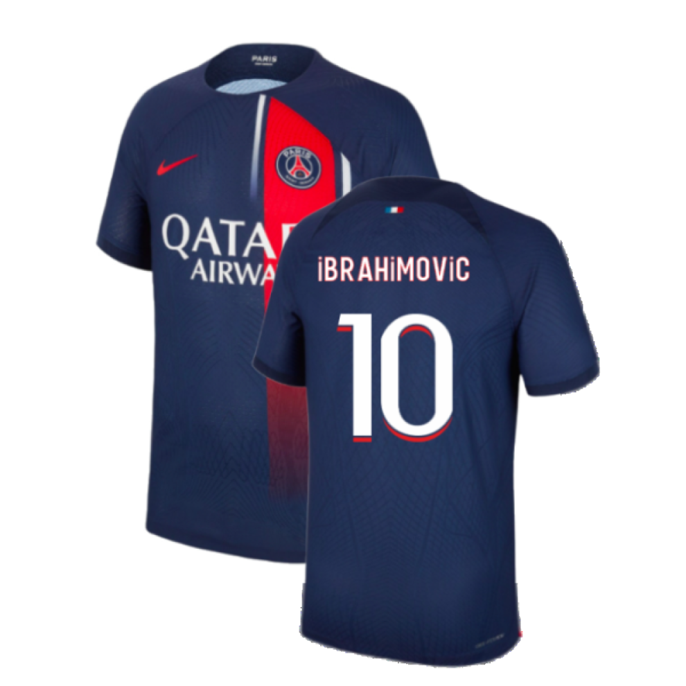 Nike (Xl) 2023-2024 Psg Home Shirt (Ibrahimovic 10)