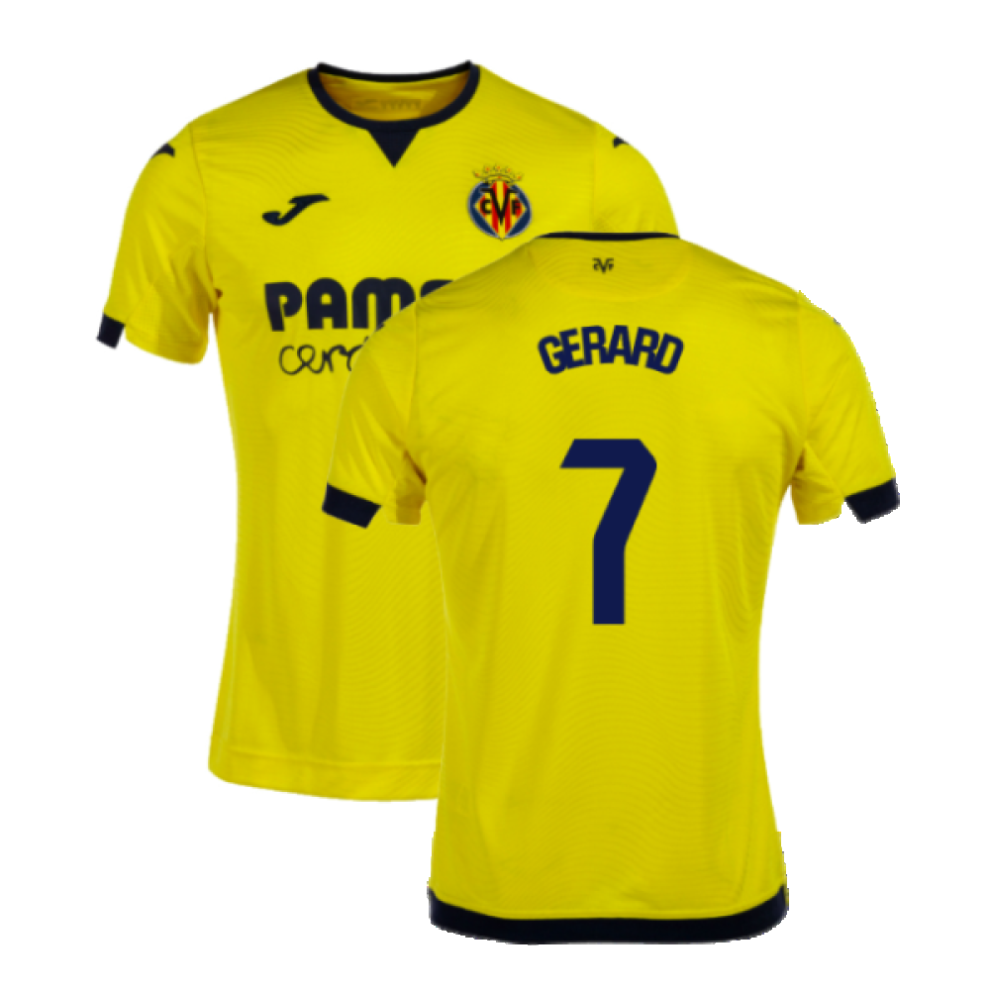 (S) 2023-2024 Villarreal Home Shirt (Gerard 7)