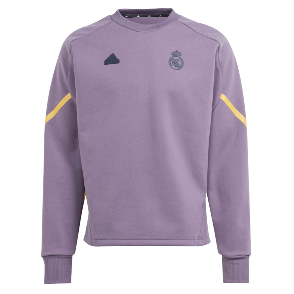 (3XL) 2023-2024 Real Madrid D4GMD Sweat Top (Shadow Violet)