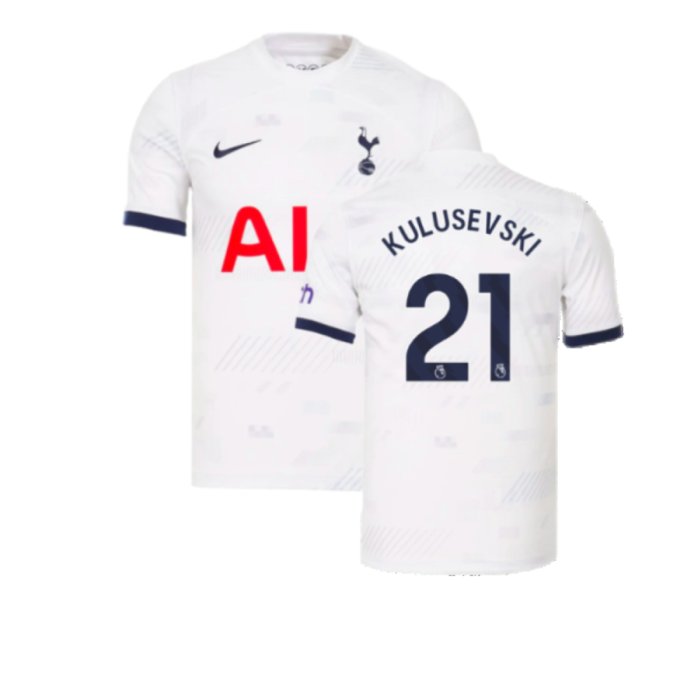 Nike (Xs) 2023-2024 Tottenham Hotspur Home Shirt (Kulusevski 21)