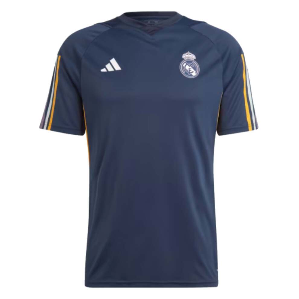 (XXL) 2023-2024 Real Madrid Training Shirt (Legend Ink)