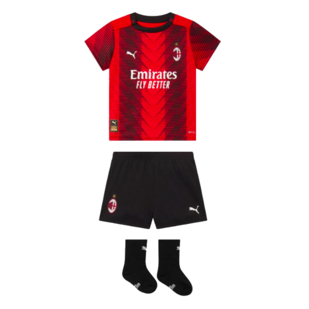 (6-9 Months) 2023-2024 AC Milan Home Baby Kit