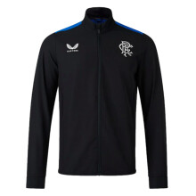 (4XL) 2023-2024 Rangers Players Training Anthem Jacket (Black)