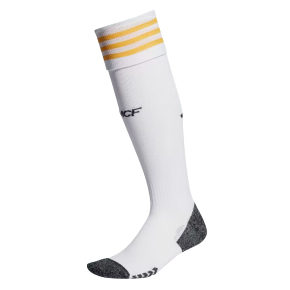 (XL) 2023-2024 Real Madrid Home Socks (White)