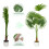 MCC (100CM) Artificial Fan Palm  with Plastic Planter and Moss 6