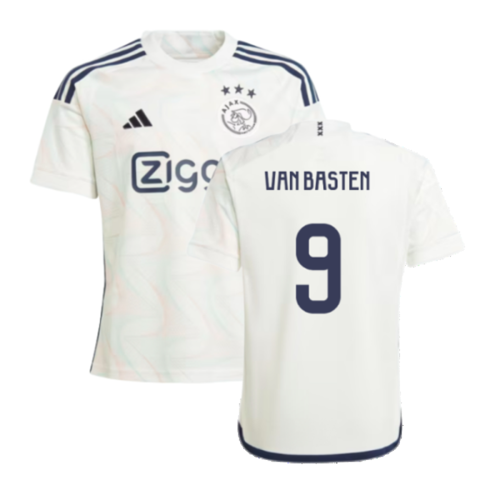 Adidas (Sb) 2023-2024 Ajax Away Shirt (Kids) (Van Basten 9)