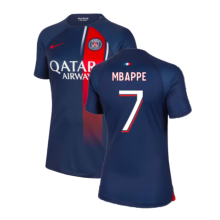 (L) 2023-2024 PSG Home Shirt (Ladies) (Mbappe 7)