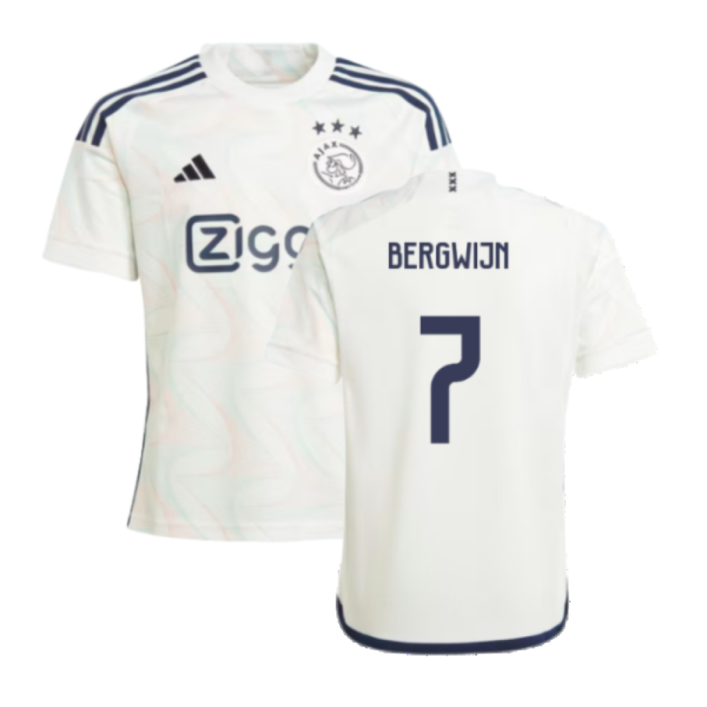 Adidas (Mb) 2023-2024 Ajax Away Shirt (Kids) (Bergwijn 7)