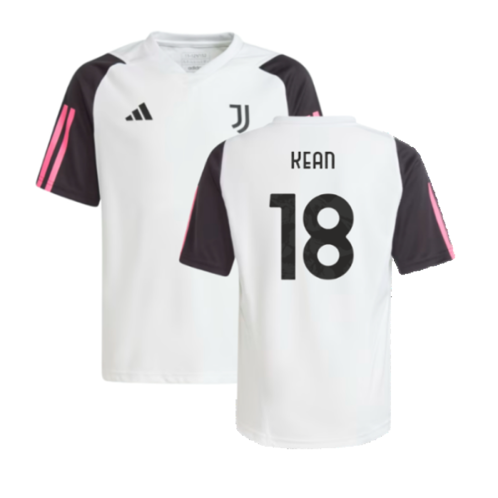 (SB) 2023-2024 Juventus Training Shirt (White) - Kids (KEAN 18)