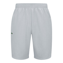 (Medium) Men's Lacoste Polyester Fleece Shorts Grey