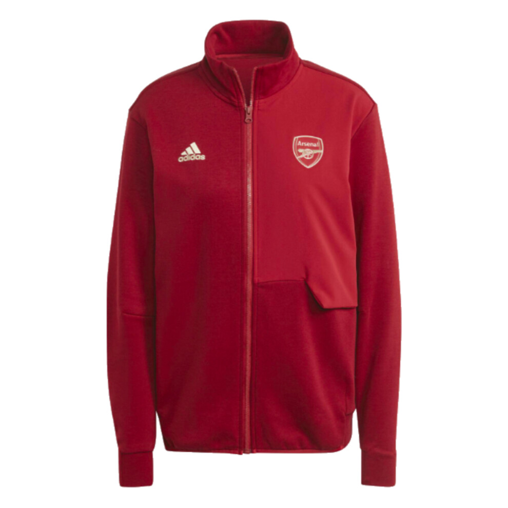 (S) 2023-2024 Arsenal Anthem Jacket (Red) - Ladies