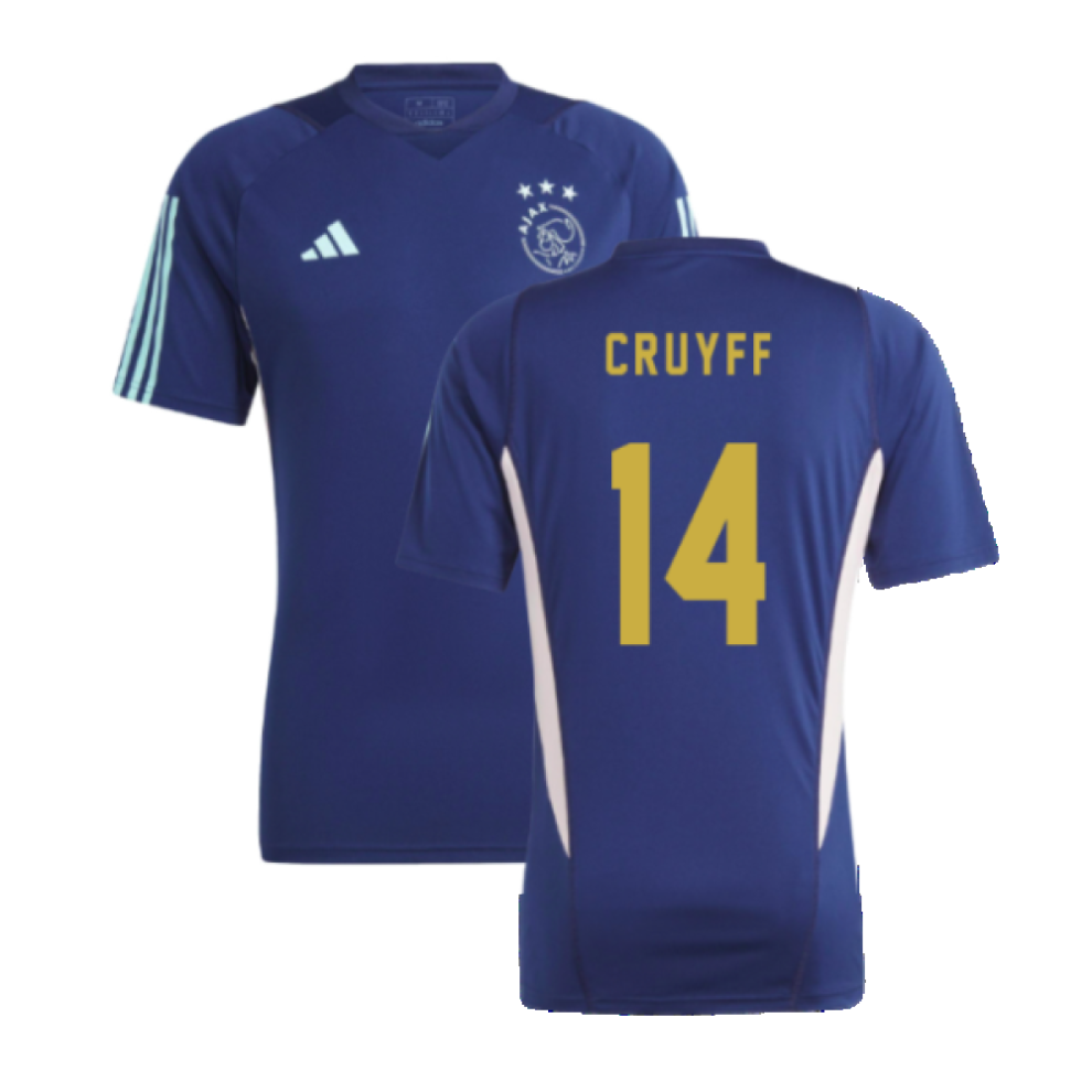 (3XL) 2023-2024 Ajax Training Jersey (Navy) (CRUYFF 14)