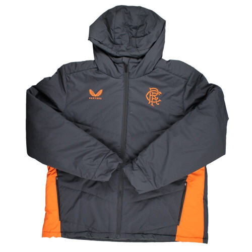 (M) 2023-2024 Rangers Coaches Training Bench Jacket (Ebony)