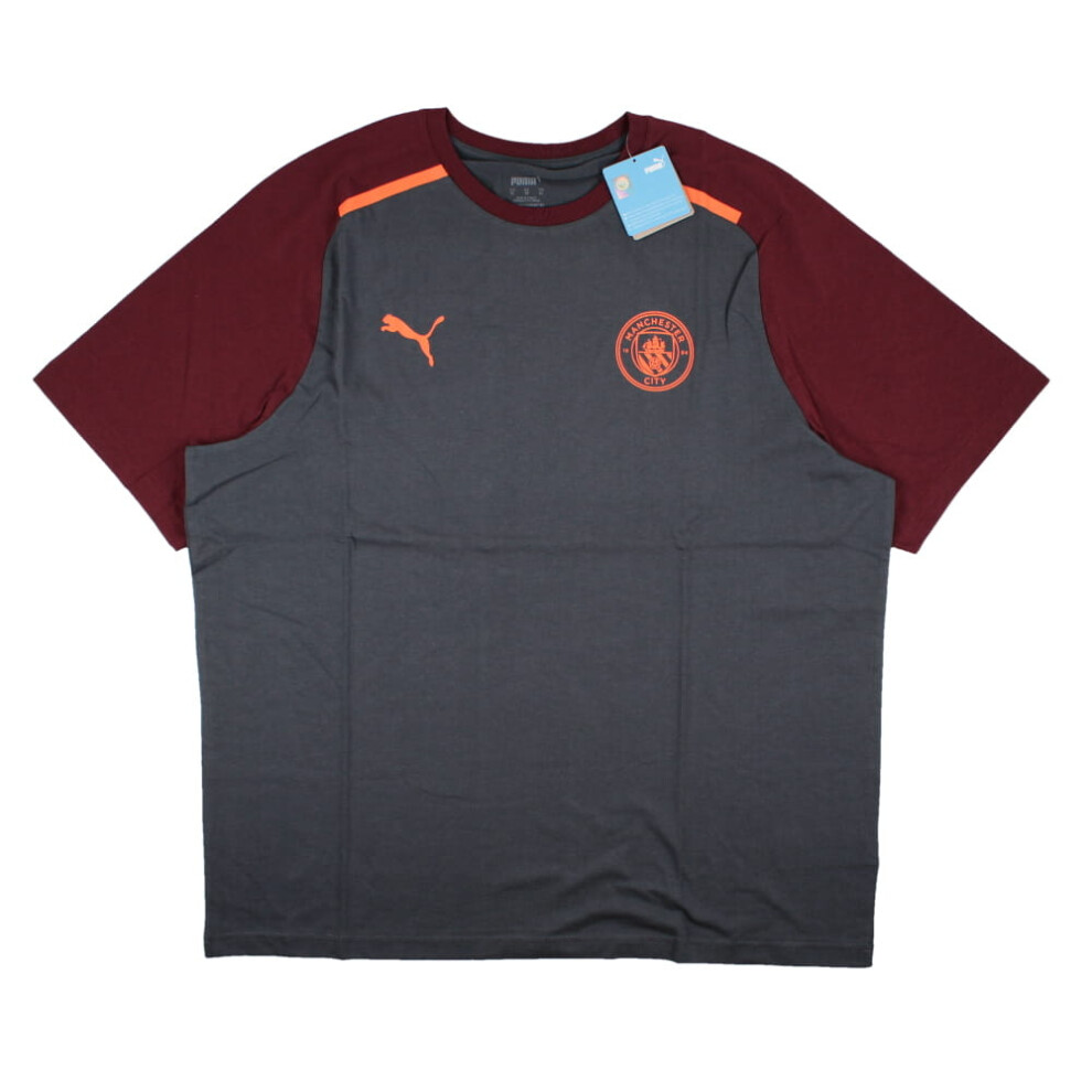 (L) 2023-2024 Man City Casuals Tee (Grey)