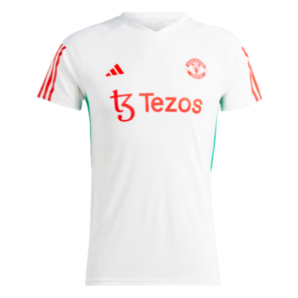 Adidas (S) 2023-2024 Man Utd Training Jersey (White) - Ladies White