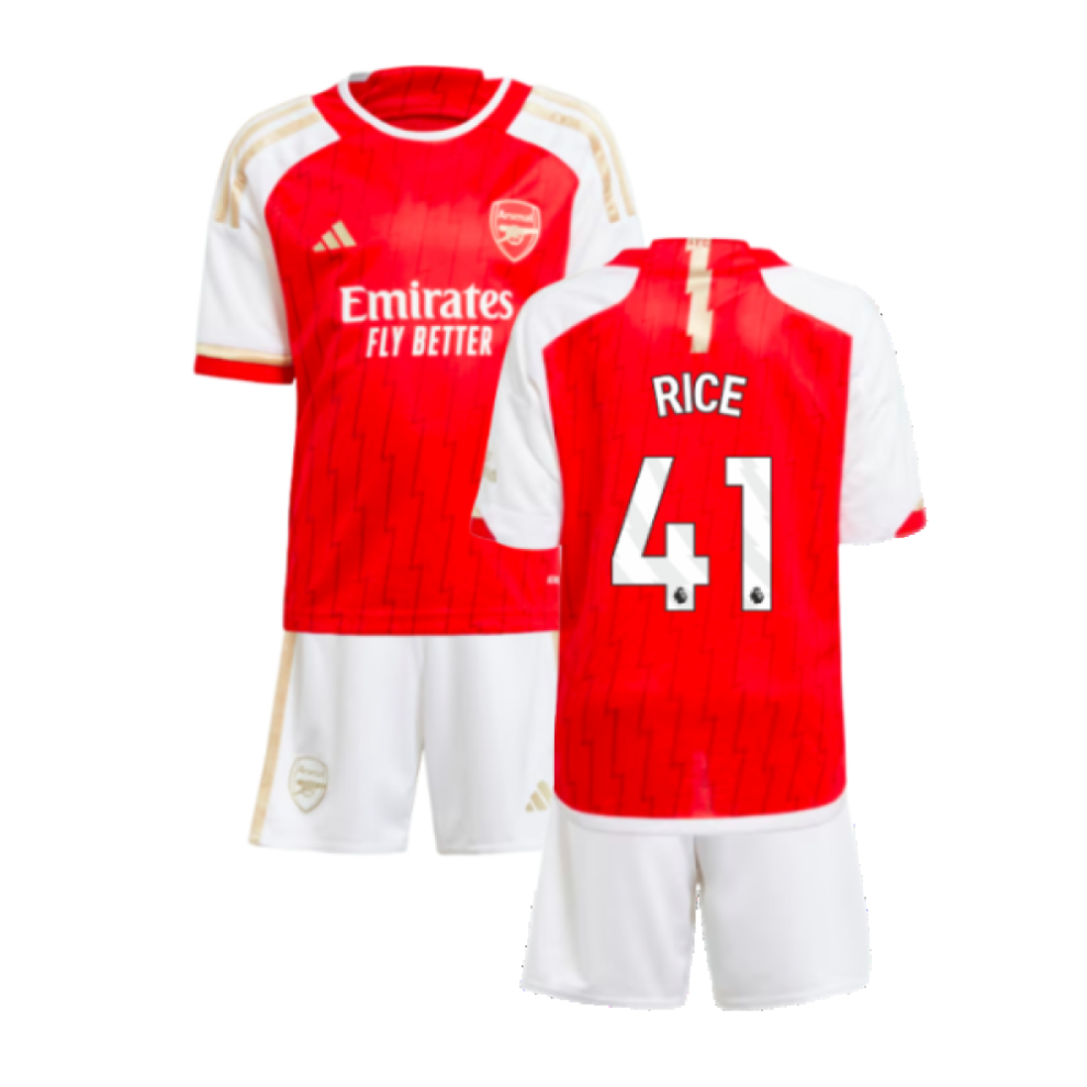 (4-5 Years) 2023-2024 Arsenal Home Mini Kit (Rice 41)