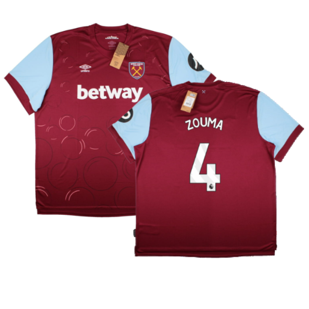 Umbro (Xxl) 2023-2024 West Ham United Home Shirt (Zouma 4)