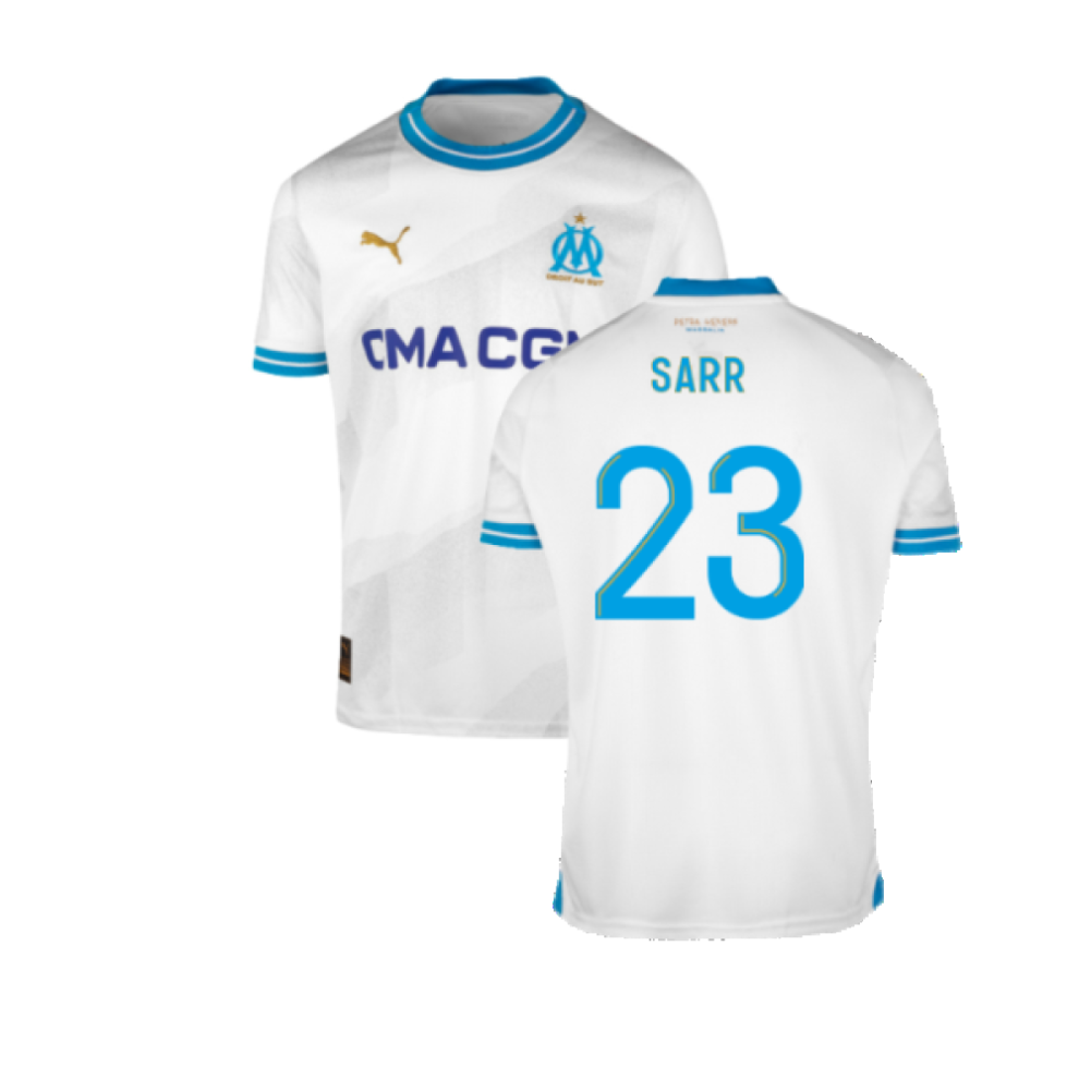 (XXL) 2023-2024 Marseille Home Shirt (Sarr 23)