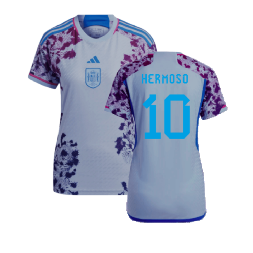 Adidas (Xs) 2023-2024 Spain Authentic Away Jersey - Ladies (Hermoso 10)