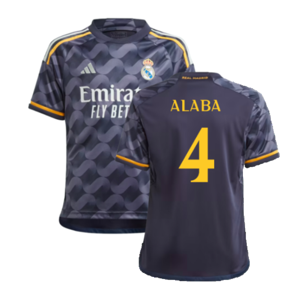 (SB) 2023-2024 Real Madrid Away Shirt (Kids) (Alaba 4)