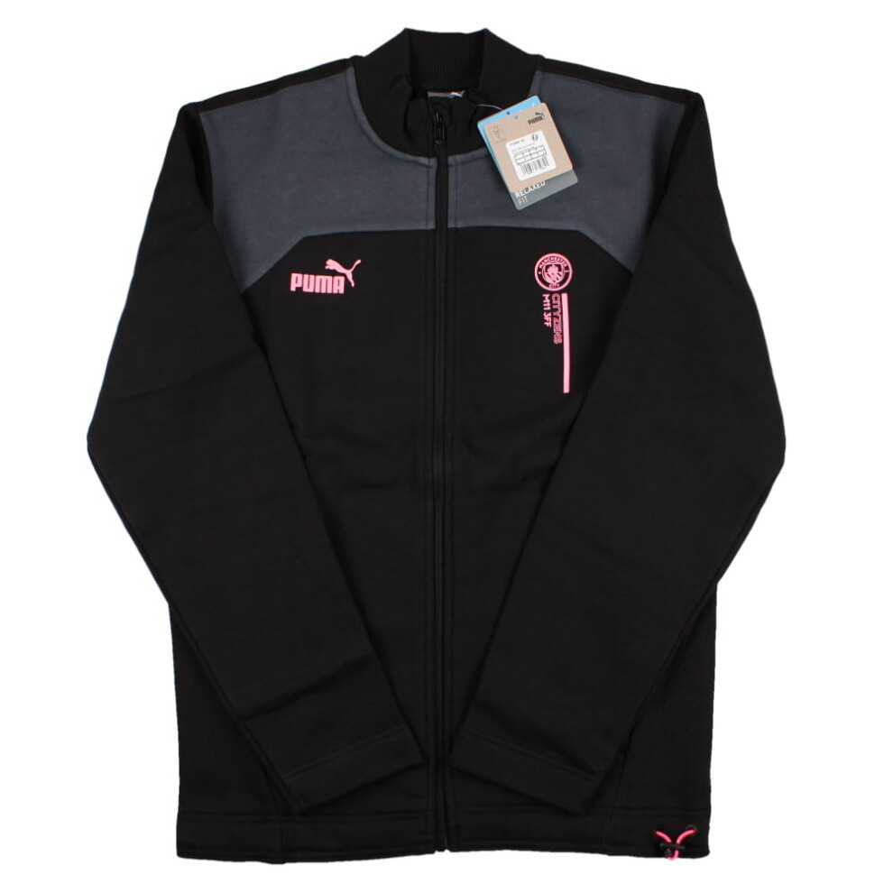 Puma (Xxl) 2023-2024 Man City Ftblculture Track Jacket (Black) Black