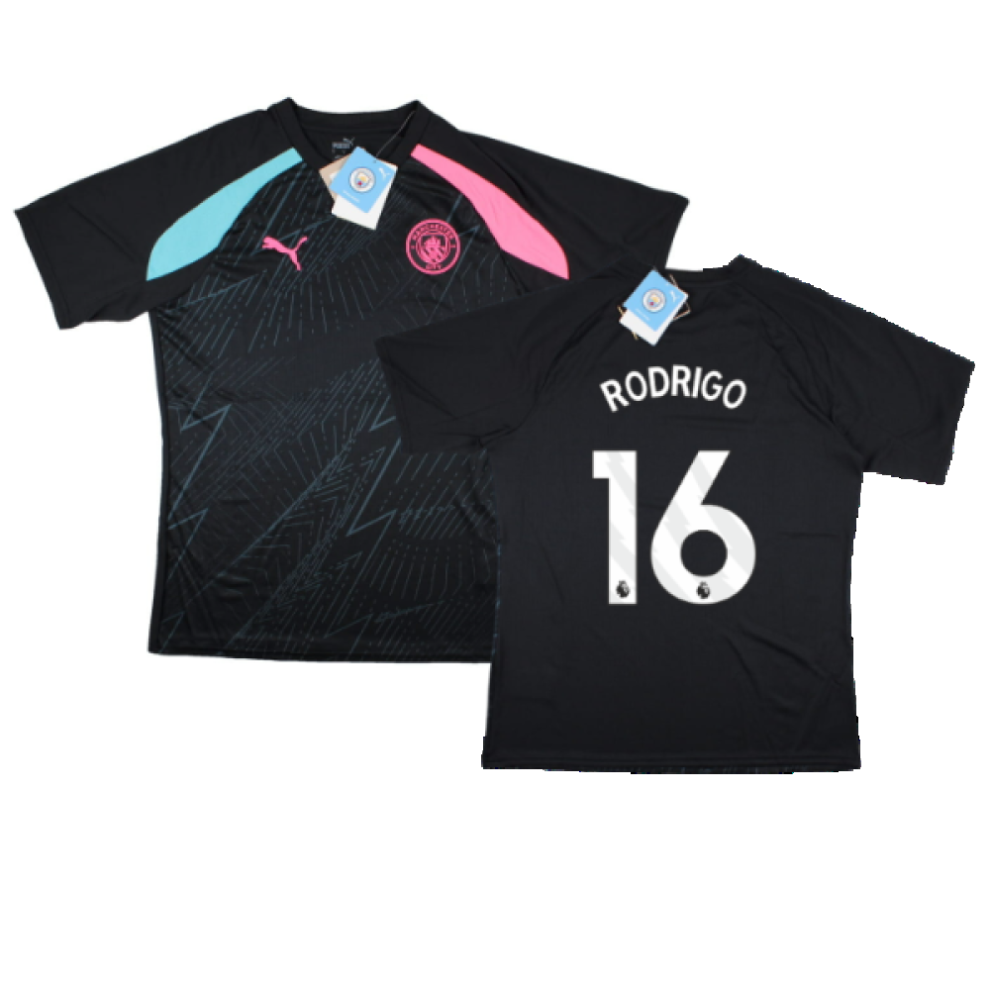Puma (M) 2023-2024 Man City Pre-Match Jersey (Dark Navy) (Rodrigo 16)