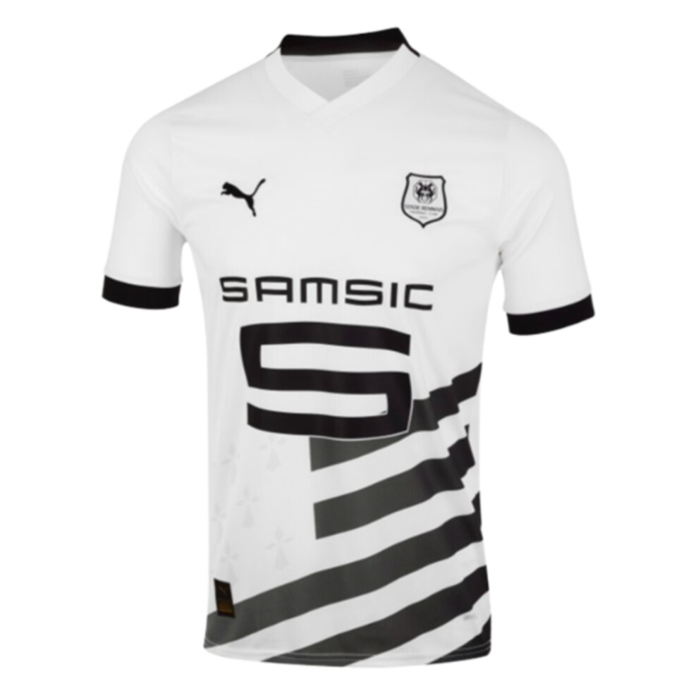 (XXL) 2023-2024 Stade Rennais Away Shirt