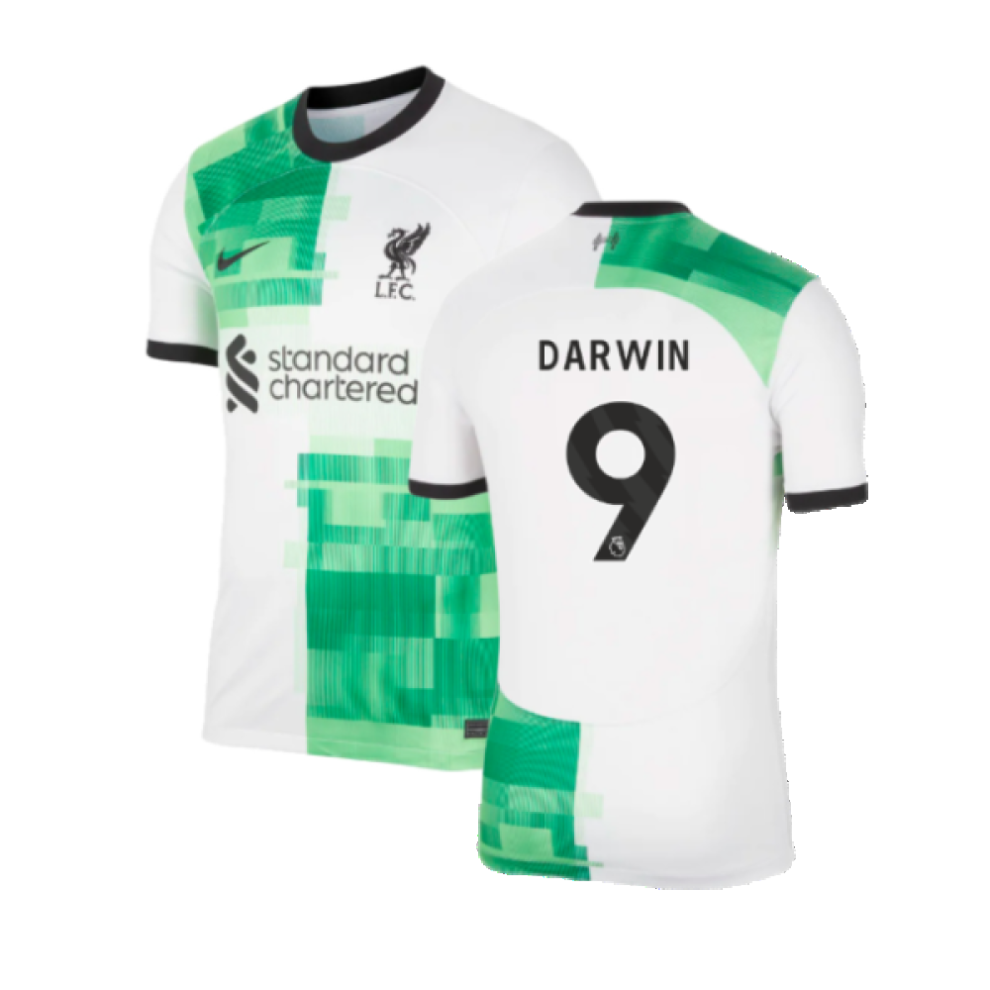 Nike (M) 2023-2024 Liverpool Away Shirt (Darwin 9)