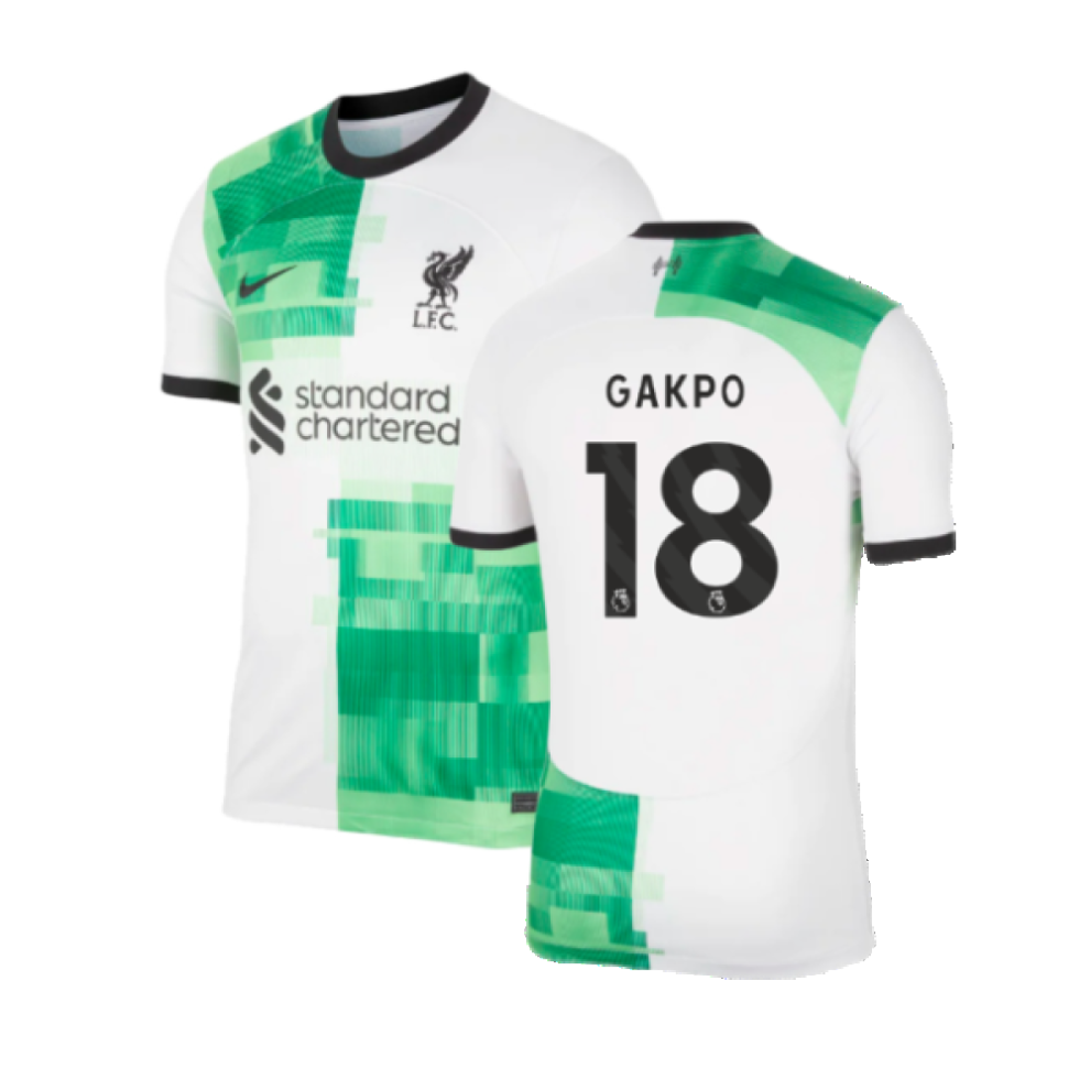 (M) 2023-2024 Liverpool Away Shirt (Gakpo 18)