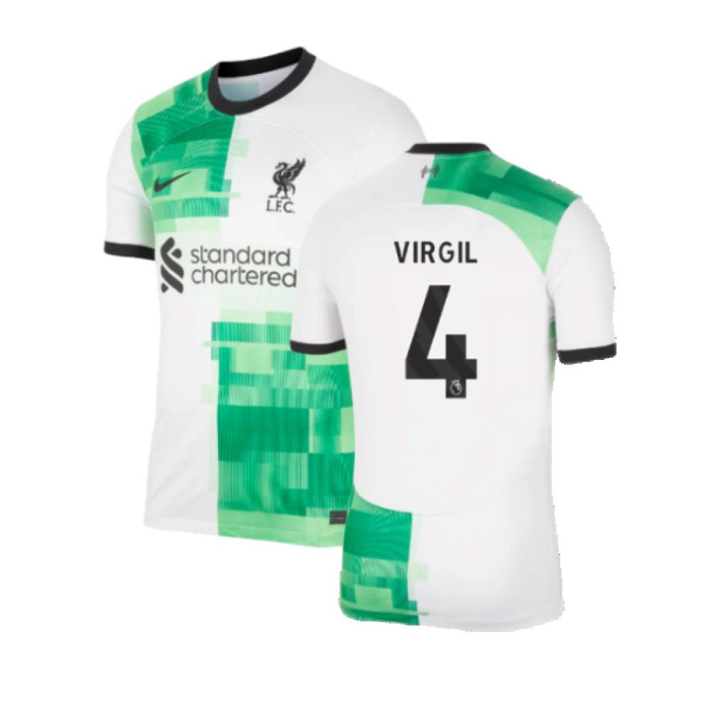 Nike (Xxl) 2023-2024 Liverpool Away Shirt (Virgil 4)