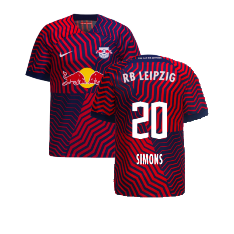 Nike (Xl) 2023-2024 Bull Leipzig Away Shirt (Simons 20) Red