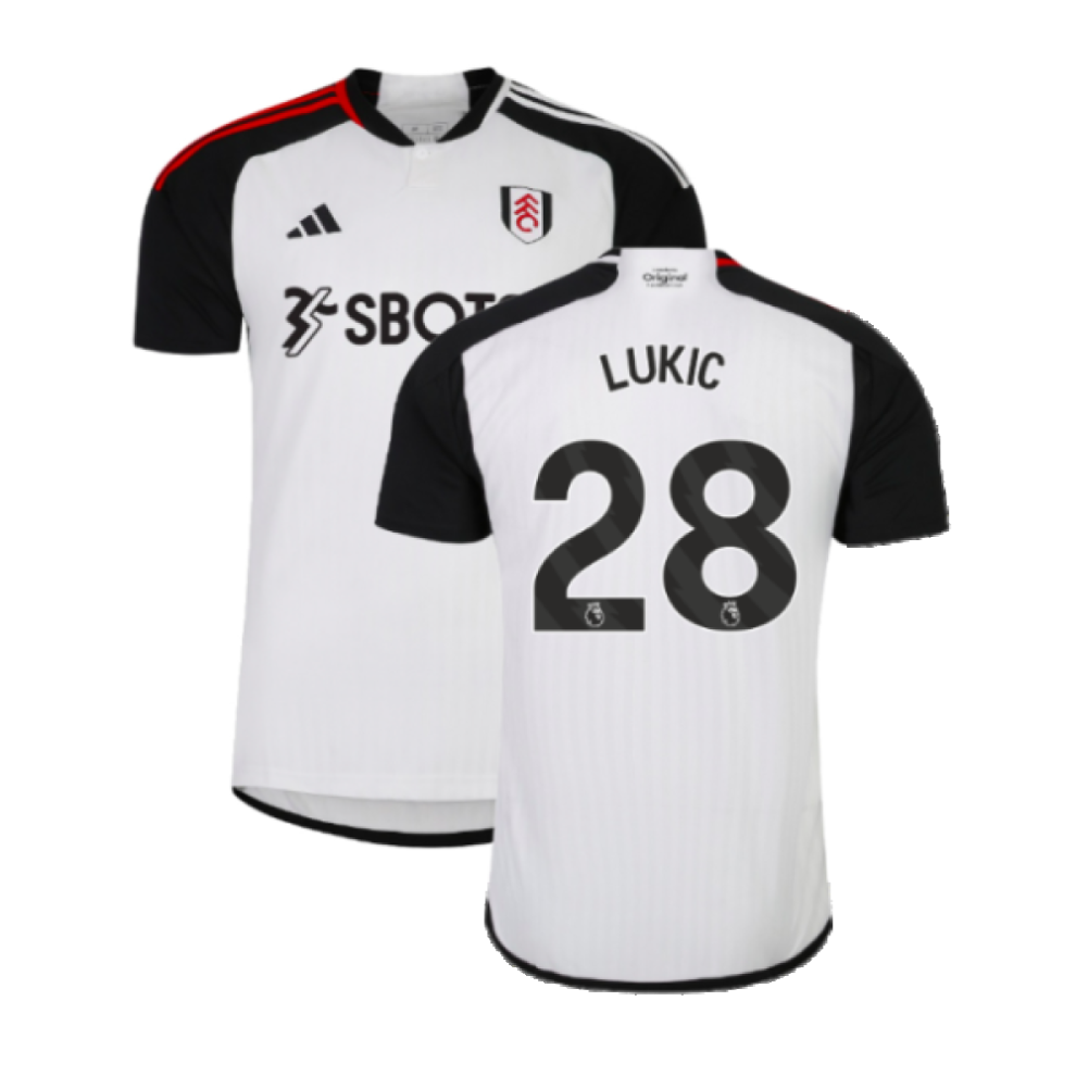 Adidas (Xxl) 2023-2024 Fulham Home Shirt (Lukic 28)