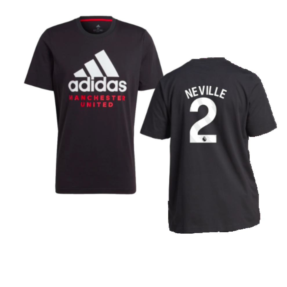 (M) 2023-2024 Man Utd DNA Graphic Tee (Black) (Neville 2)