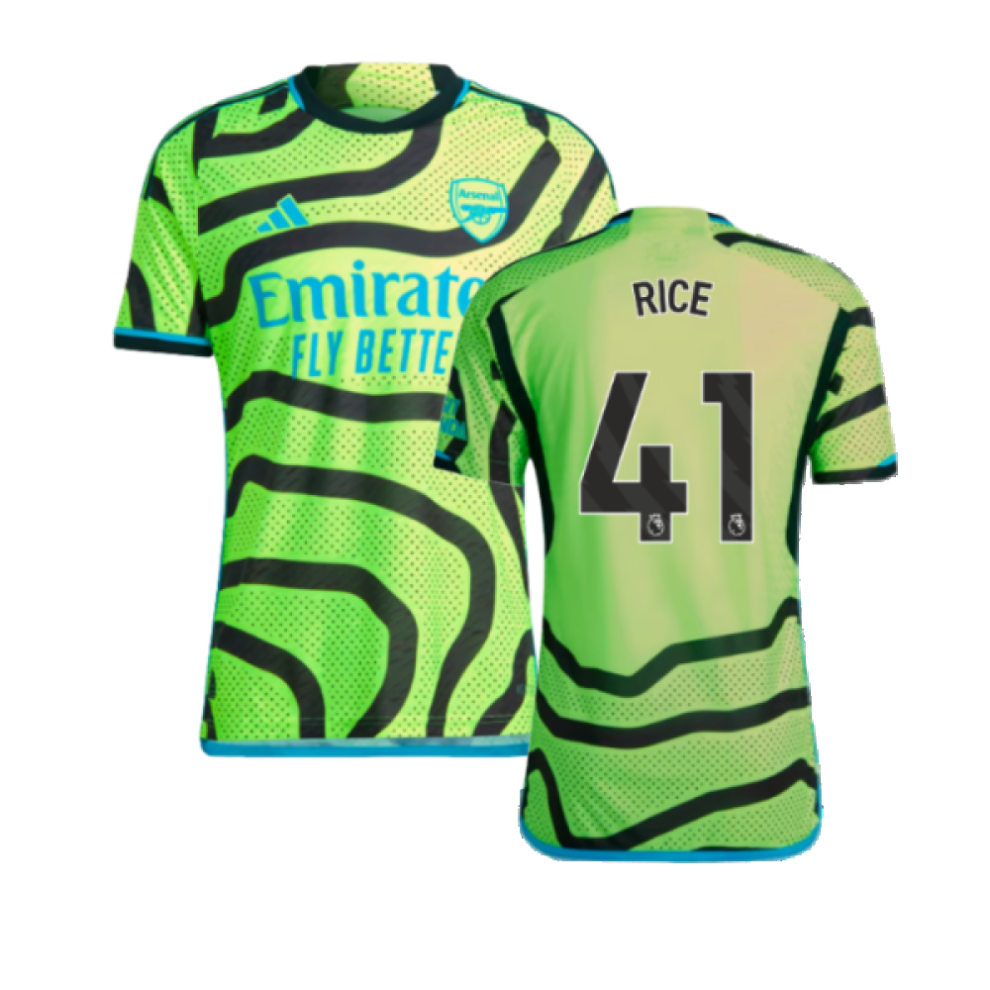 (M) 2023-2024 Arsenal Authentic Away Shirt (Rice 41)